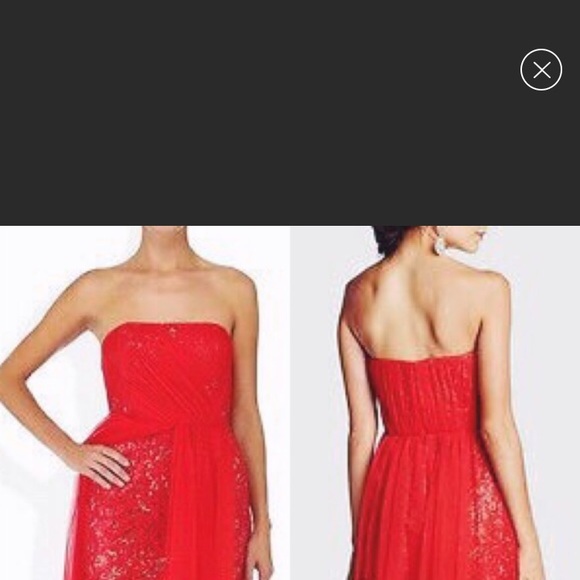 BCBG Red Sequin Dress - Picture 2 of 4